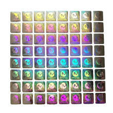 Custom anti-counterfeiting 3D hologram sticker for woven fabric